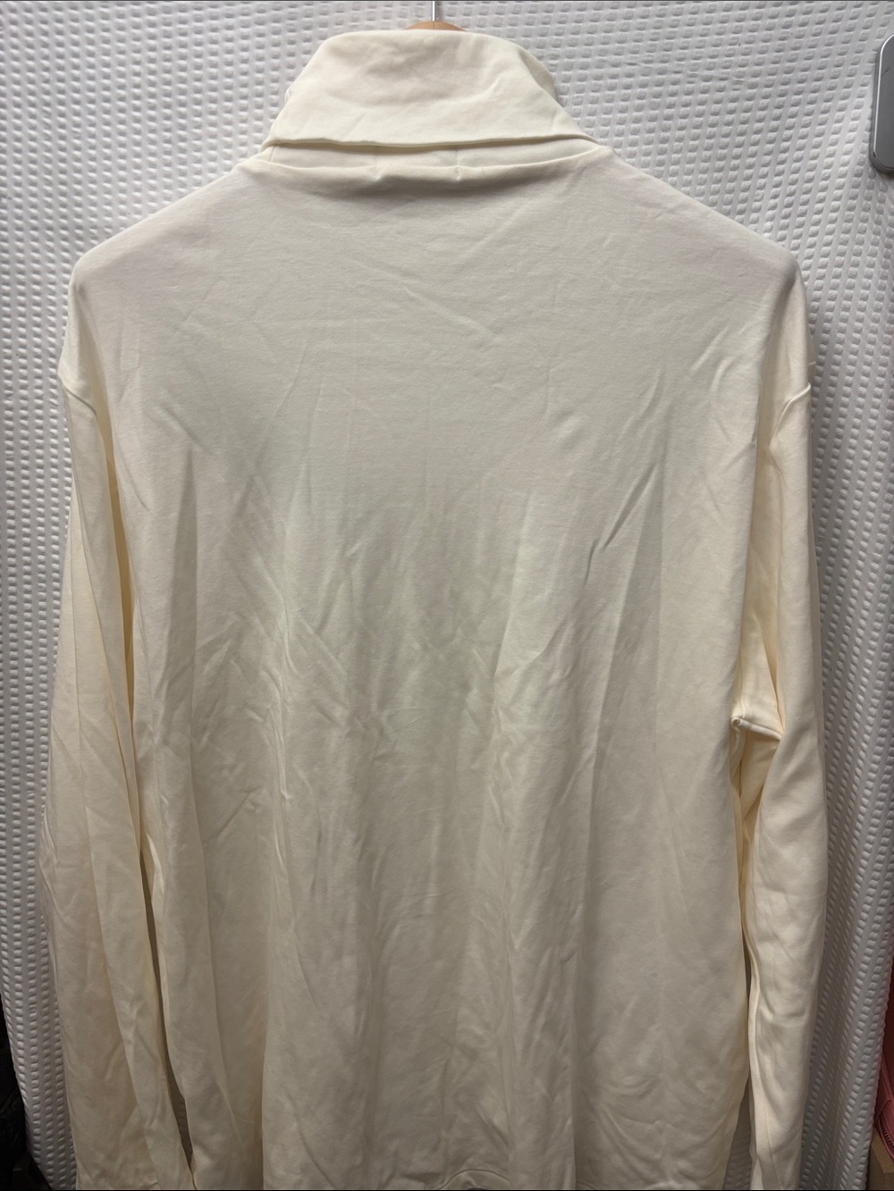 Polo by Ralph Lauren Men's Ivory Turtleneck Long-Sleeve Shirt - Picture 6 of 7